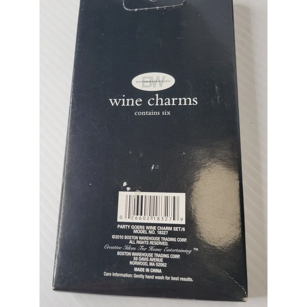 Pottery Barn Wine Pull Bottle Opener, Cheese Markers & Wine Charms New Old Stock